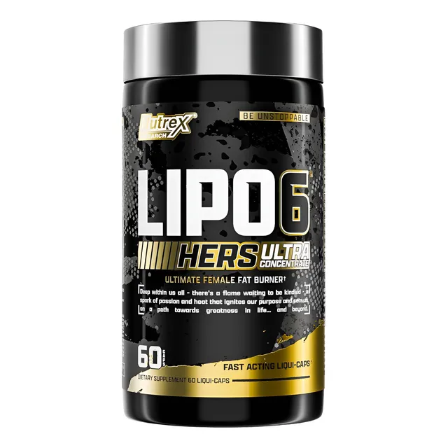 Lipo-6 Hers Quemador De Grasa Ultra Concent Nutrex 60 Cáp