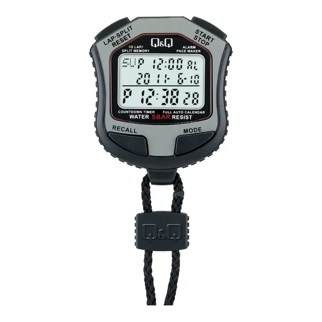 Cronometro Q&q Hs-45,10 Tiempos,pacemaker,reloj,timer ,wr50m