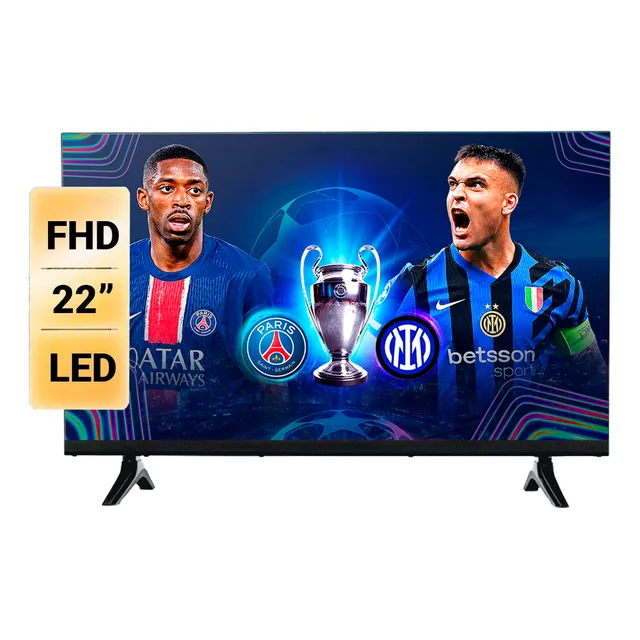 Televisor Monitor Enova 22  Led Full Hd Hdmi Vga Negro