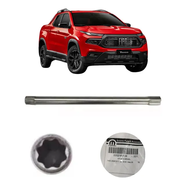 Chave Baixar Estepe Original Fiat Toro 2018 A 2024 52168509
