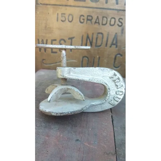 Antigua Prensa Vulcanizadora Fragua Automobilia Deco Vintage
