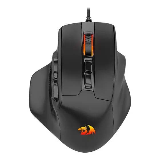 Mouse Gamer Redragon Bullseye Pro Rgb Sem Fio 26000dpi Preto