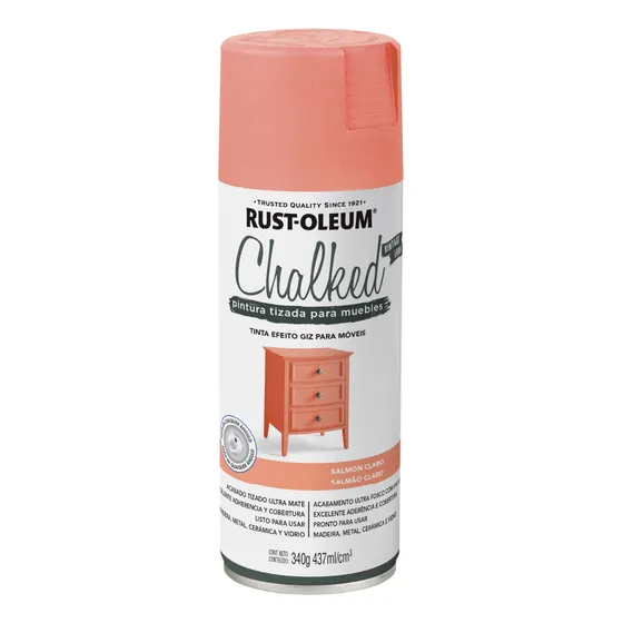Pintura Tizada Aerosol Ultra Mate Chalked Salmón Claro 340 Gr