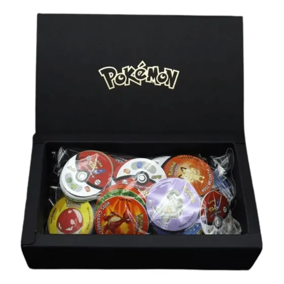 Kit Coleção 100 Tazos Pokémon 2 Geração Anos 2000 Cheetos