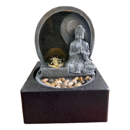 Fuente De Agua Buda Mediana Decoración Zen Con Luz Led Fuente De Agua Buda Mediana Decoración Zen Con Luz Led