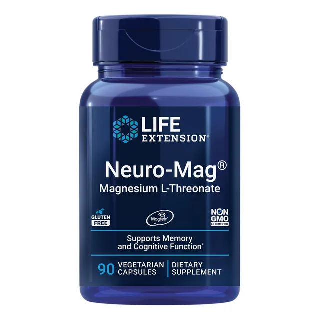 Suplemento de L-treonato de magnesio Neuro-mag de Life Extension