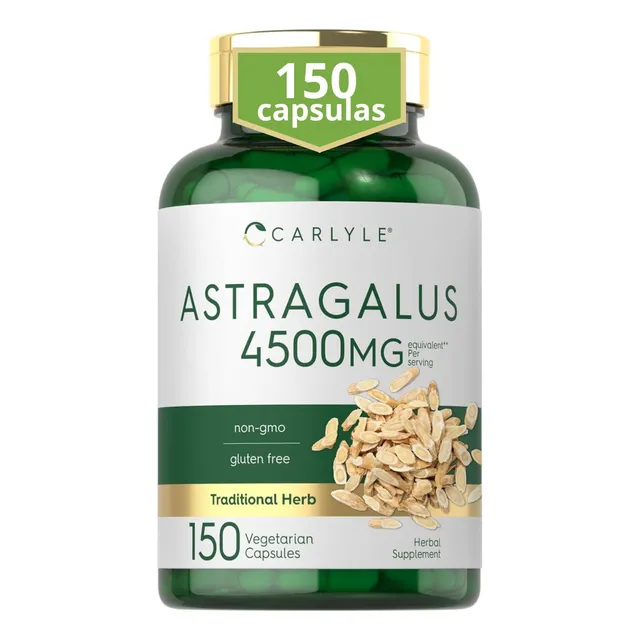 Astrágalo Astragalus 4500mg 200 Cápsulas Potenciador Inmune