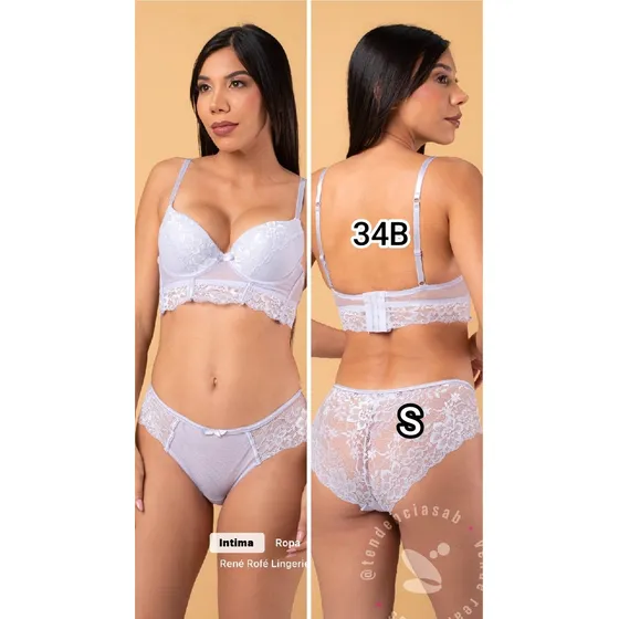 Conjunto De Brasier Y Panty,nuevos Diseños Coloridos Y Cómod