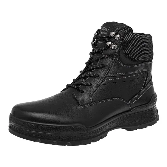 Botin Urbano  De Flexi Para Hombre Negro 406005 T6