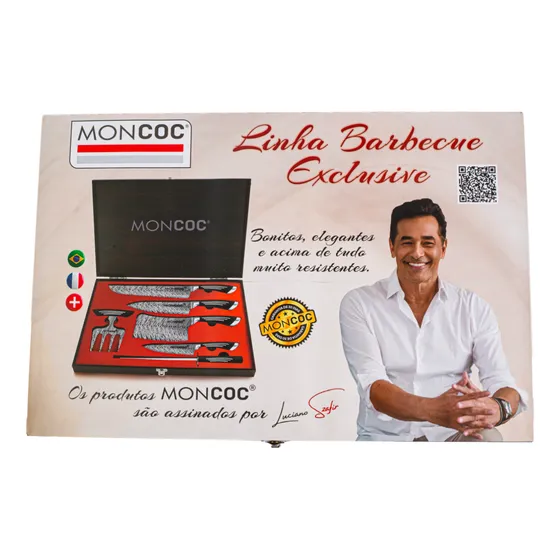 Jogo De Facas Moncoc Barbecue