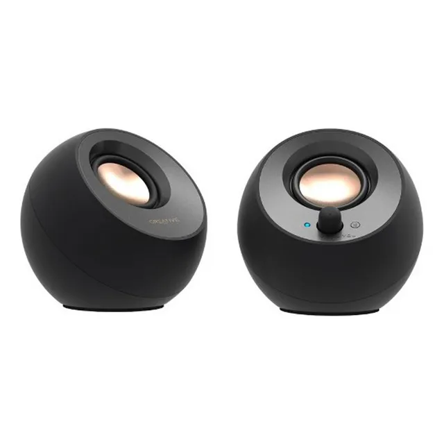 Parlante 2.0 Creative Pebble V3 Usb-c Bluetooth - Negro
