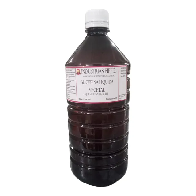 Glicerina Liquida Pura Vegetal 1 Kilo Materia Prima