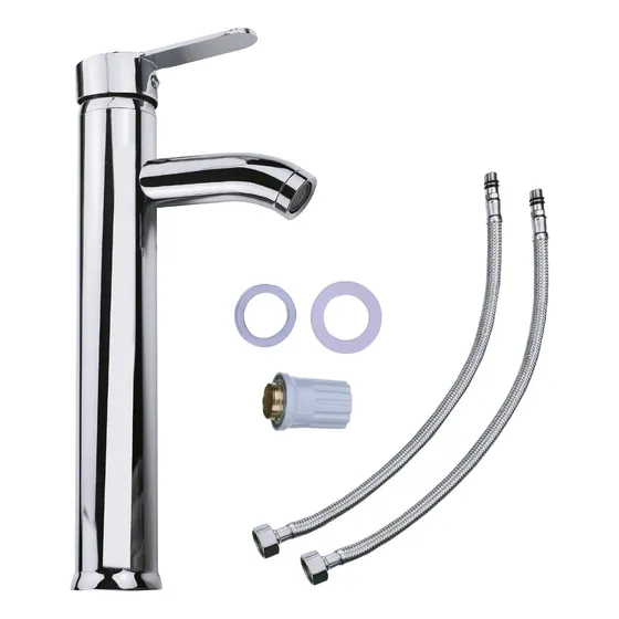 Grifo Monomando Grifería Mezclador Fregador Llave Alta Baño 