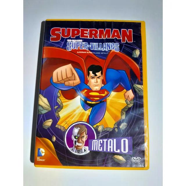 Dvd Superman Super Villanos: Metalo - 3 Capítulos