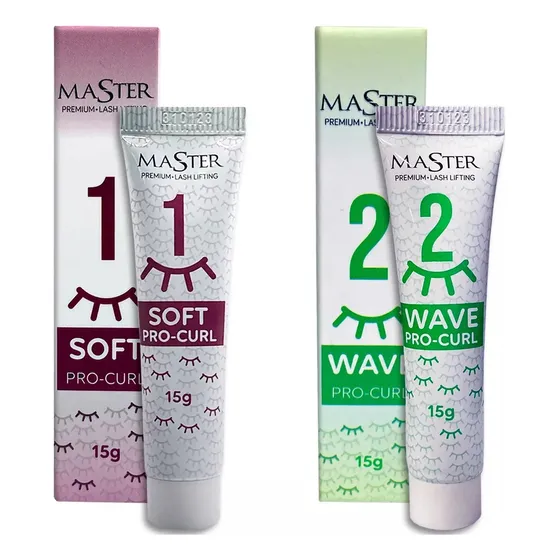 Extensões De Cílios Master Lash Lifting Master Premium - Kit De 2