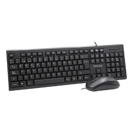 Kit Teclado Y Mouse Alambrico Philco K4500 Usb