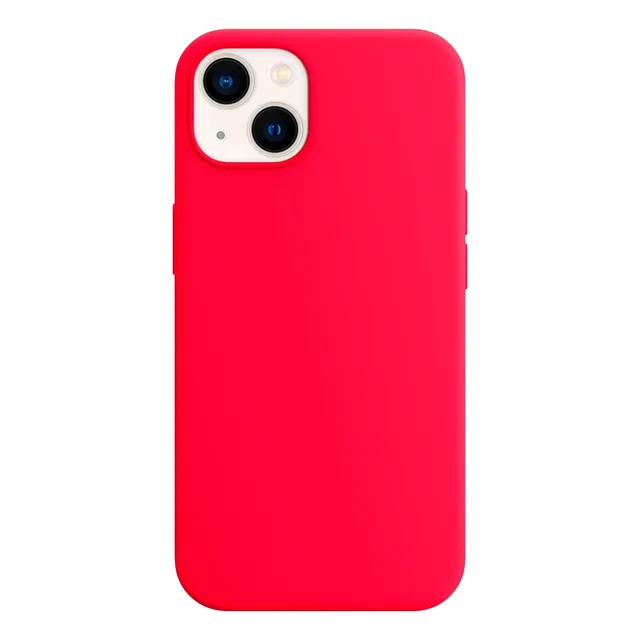 Capa Capinha Silicone Aveludado Compatível Com iPhone 13
