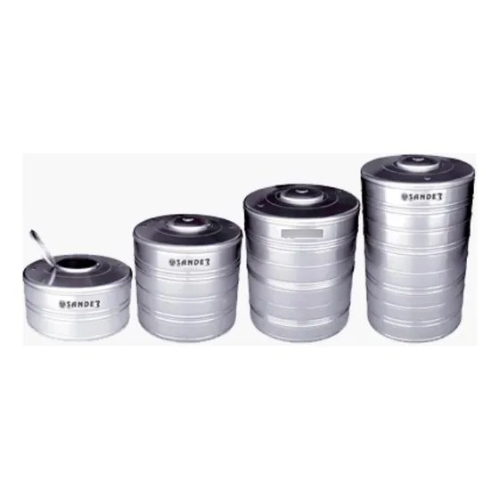 Caixa D'água Em Aço Inox 500 Litros - Ac - Sander