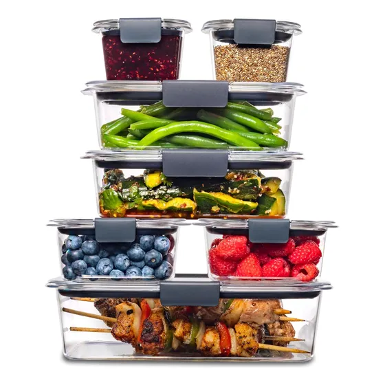 Rubbermaid - Recipientes Almacenar Alimentos, Sin Bpa