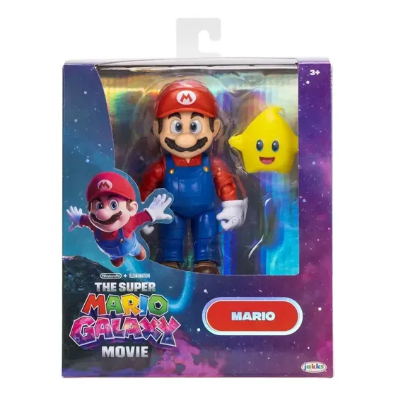 Super Mario Galaxy Movie Figura De Accion Mario Y Estrella