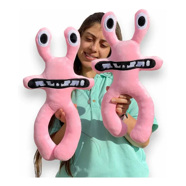 Rainbow Friends Muñeco Blue Peluche Pink Roblox Rosa Juguete