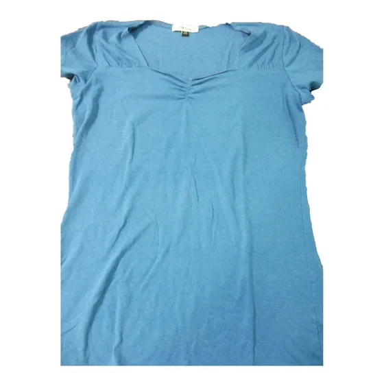 Blusa Dama Azul L/g 