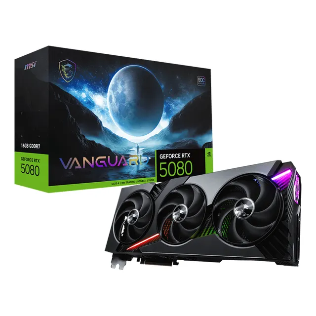 Tarjeta De Video Msi Rtx 5080 Vanguard Oc 16gb G5080-16vgs