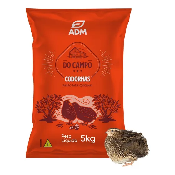 Do Campo Codornas Ração Para Aves Em Fase De Produção 5kg