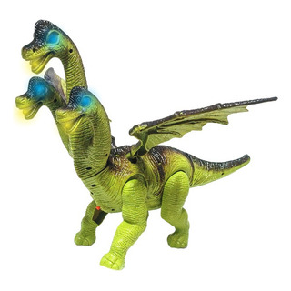 Brinquedo Dinossauro Com 3 Cabeças Anda Põe Ovo C/ Som E Luz Brinquedo Dinossauro Com 3 Cabeças Anda Põe Ovo C/ Som E Luz