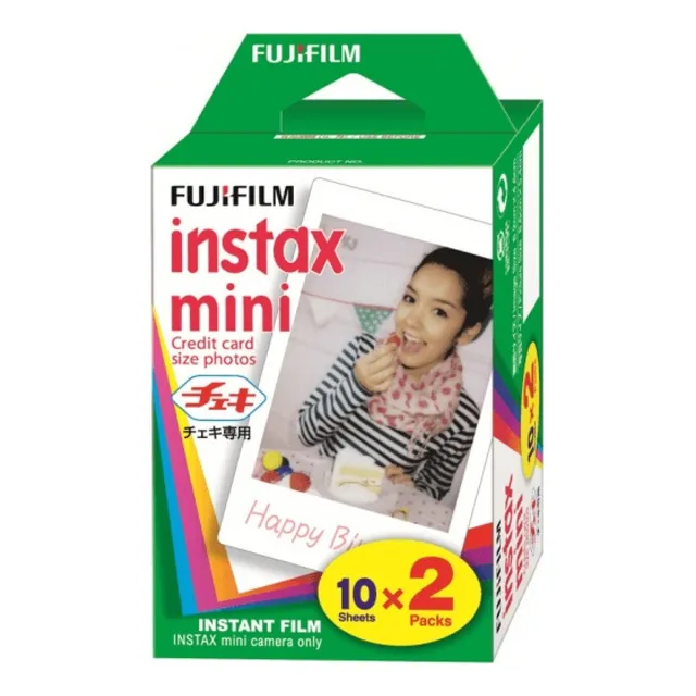 Cartucho Fujifilm Instax Mini Twin Pack 20 Unidades