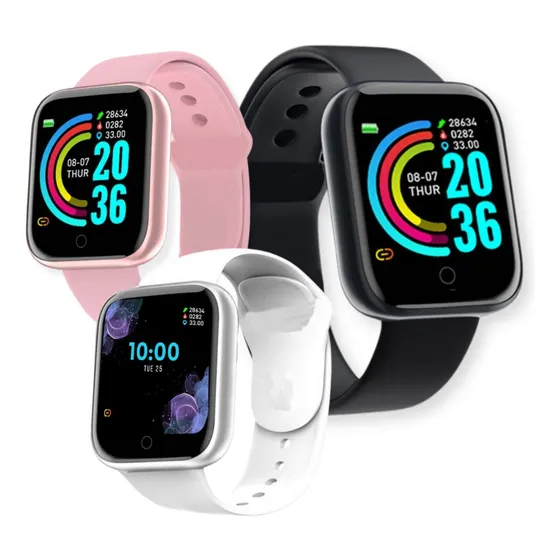 Relogio Inteligente Smartwatch D20 Bluetooth Monitor Saúde