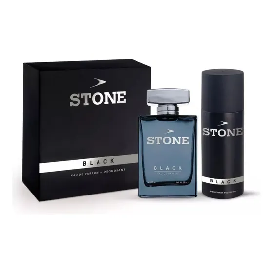 Stone Black 100 ml pack Para Hombre