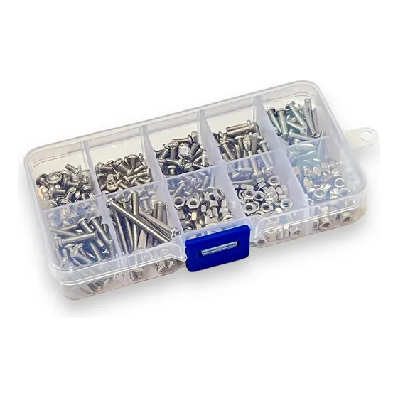 Kit De Tornillos De Cruz Y Tuercas M3 Diámetro 3mm 330pzs
