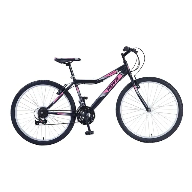 Bicicleta mountain bike femenina Kova Andes R26 color negro/rosa