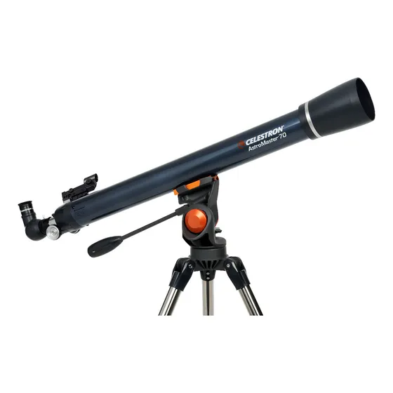 Telescopio refractor Astromaster 70az, color azul