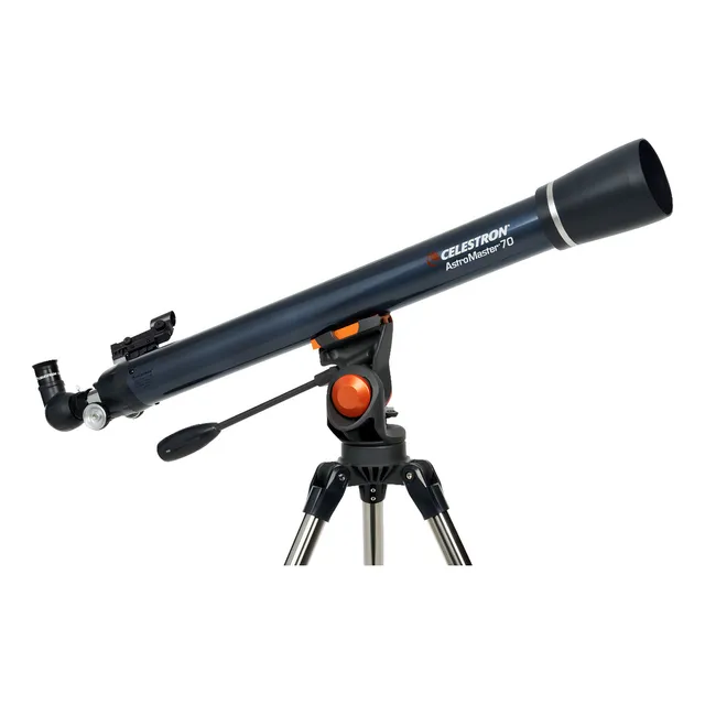 Telescopio refractor Astromaster 70az, color azul