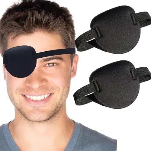 Rikeyo 2 Pcs Parches De Ojos Para Adultos Y Niños, 3d Sw6pb