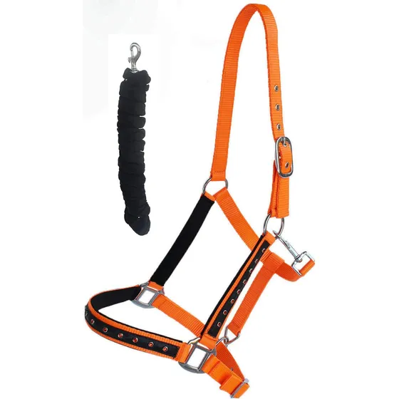 Cuerda Acolchada Para Cabestro De Caballo De Nylon, Color Na