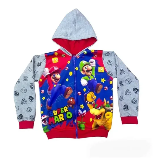 Chaqueta De Super Mario Bros Para Niños