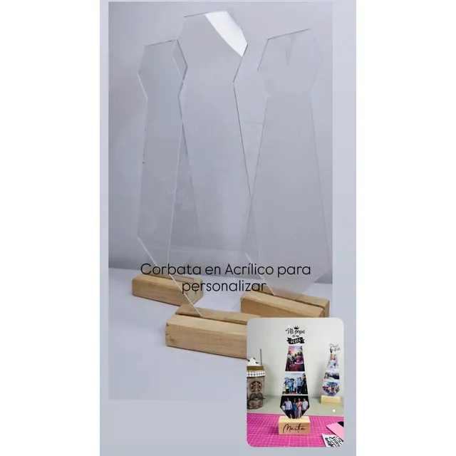 Acrilico Para Personalizar Tipo Corbata