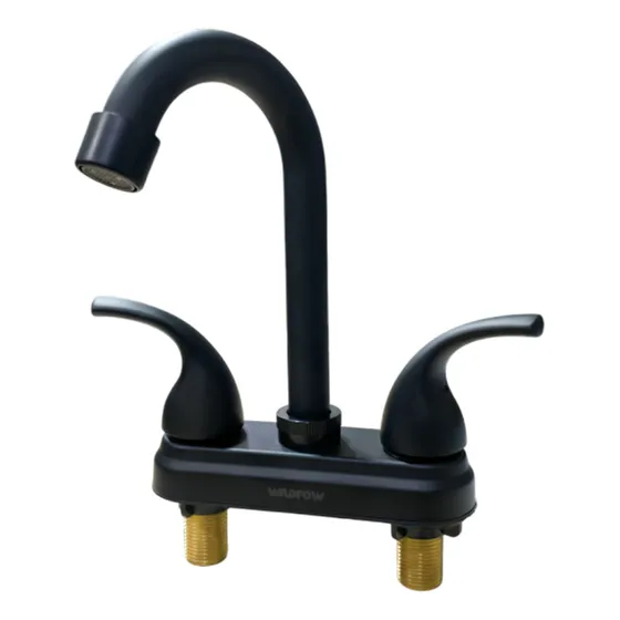 Grifo Llave P/lavamano Doble Mando Manilla Curva