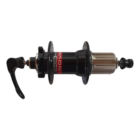 Maza Trasera Mtb Novatec 042 10x135mm 3 Rulemanes Eje Cromo