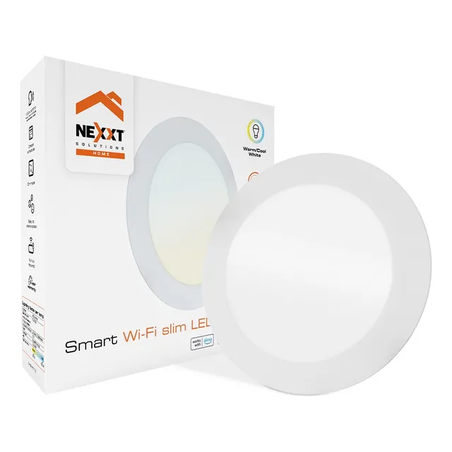 Nexxt Nhb-w710 Lampara Led Empotrable Wifi Smart Luz Blanca