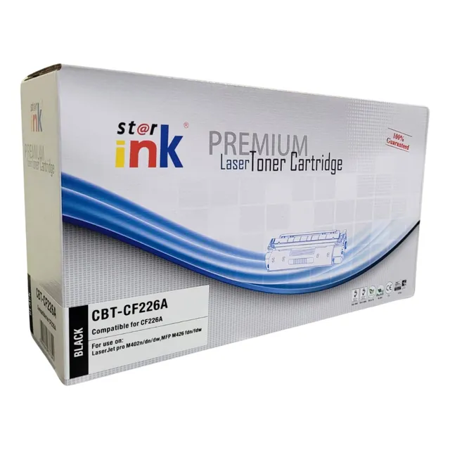 Tóner Star Ink Cf226a Compable H P Laserjet M426dw/m426fdw Tinta Black