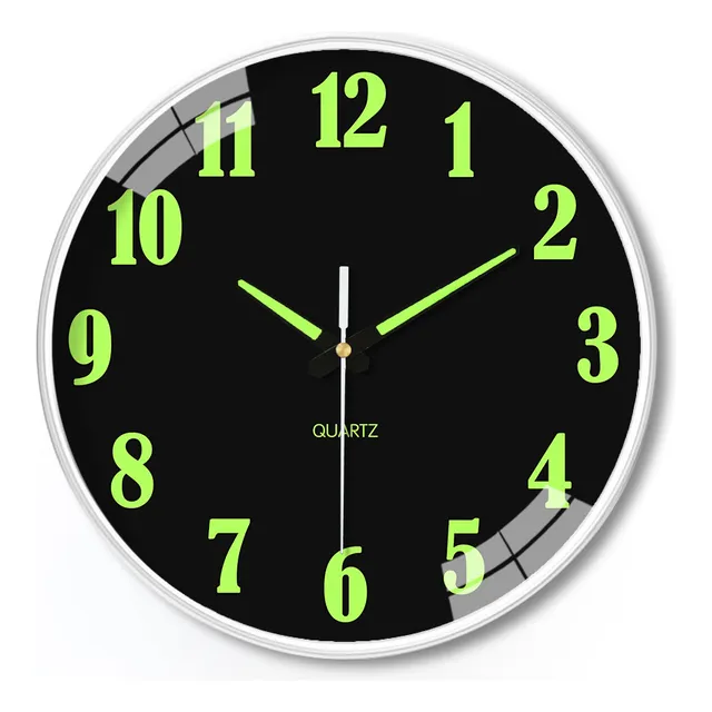 Reloj De Pared Decorativo Elegante Iluminado Para Sala De Es