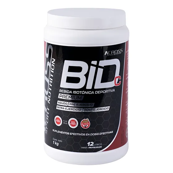 Bebida Isotónica Deportiva Con Cafeina - Bidc Across X1kg.