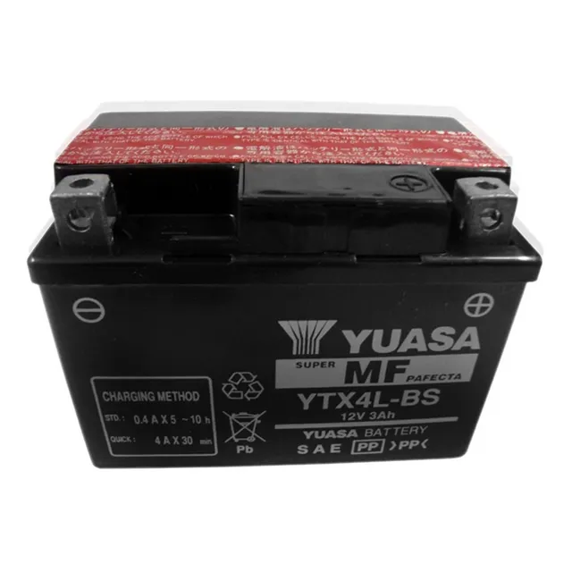 Batería Motos Yuasa Ytx4l-bs 12v 3ah Gel Fan Bros Dax Fas!