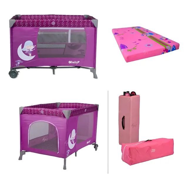 Super Combo  Corral Para Bebe Ebaby  Toldillo + Colchoneta 