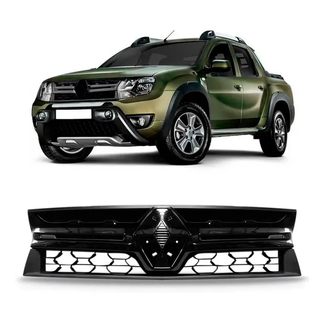 Grade Duster Oroch 2015 2016 2017 Completa Preta
