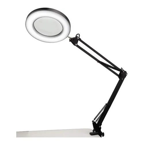 Lampara Escritorio Led Lupa Brazo Articulado Lectura Trabajo Color de la estructura Negro